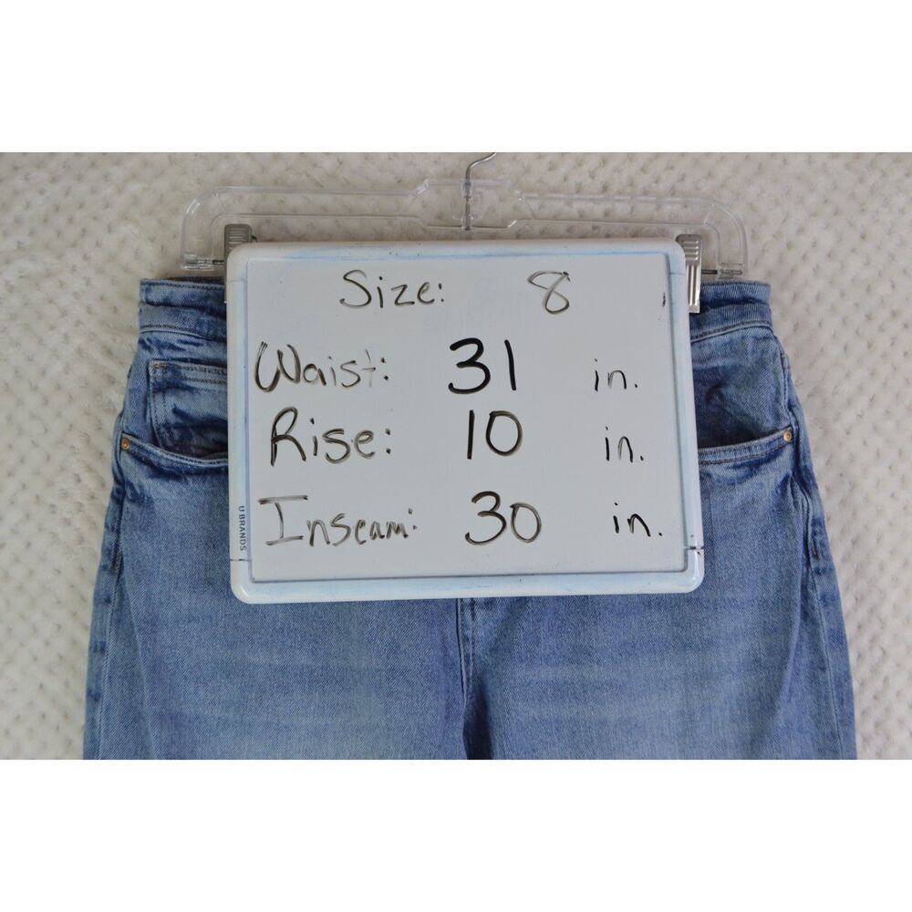 Kut from the Kloth Miller Wide Leg Women's 8 High Rise Light Wash Jeans - Picture 8 of 16